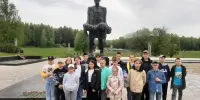 Учащиеся нашей школы 17.05.2023 года посетили мемориальный комплекс "Хатынь".