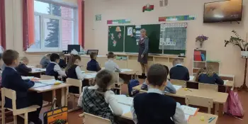 Открытый урок в 1 классе