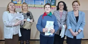Торжественная линейка, посвящённая окончанию II учебной четверти 2025/2026 учебного года